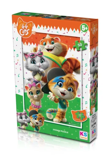 Puzzle – 44 Chats – 50 pièces – KS Games