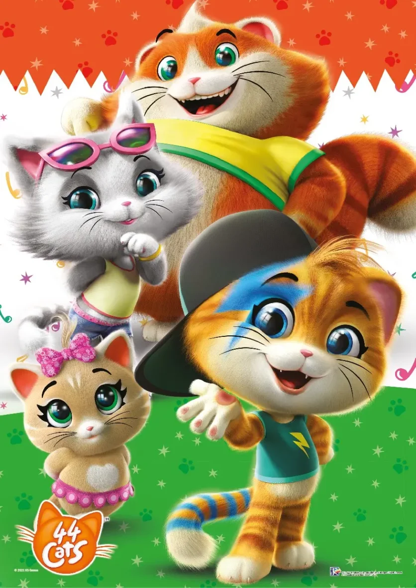 Puzzle – 44 Chats – 50 pièces – KS Games