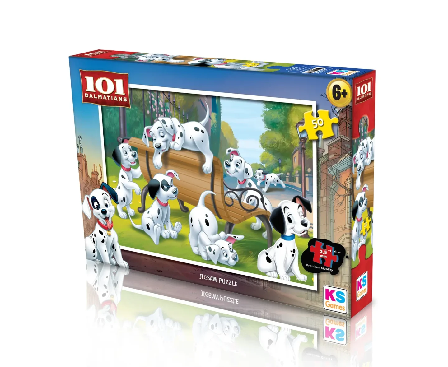 Puzzle – Les 101 Dalmatiens – 50 pièces – KS Games