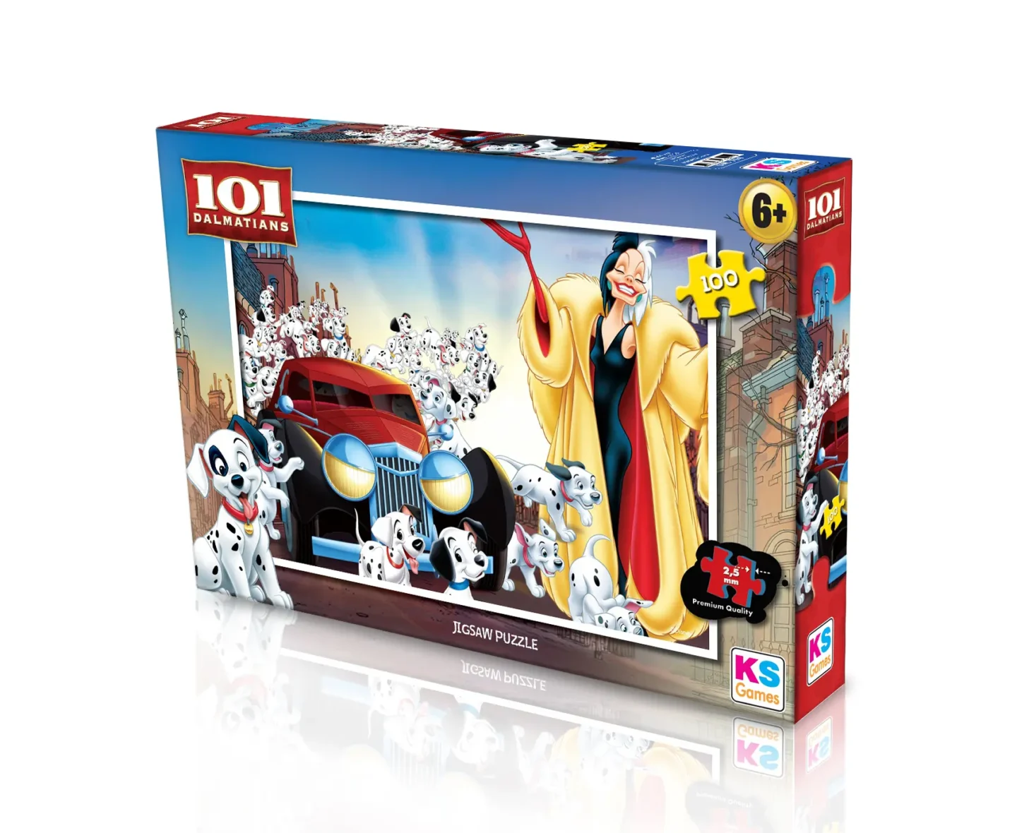 Puzzle – Les 101 Dalmatiens – 100 pièces – KS Games