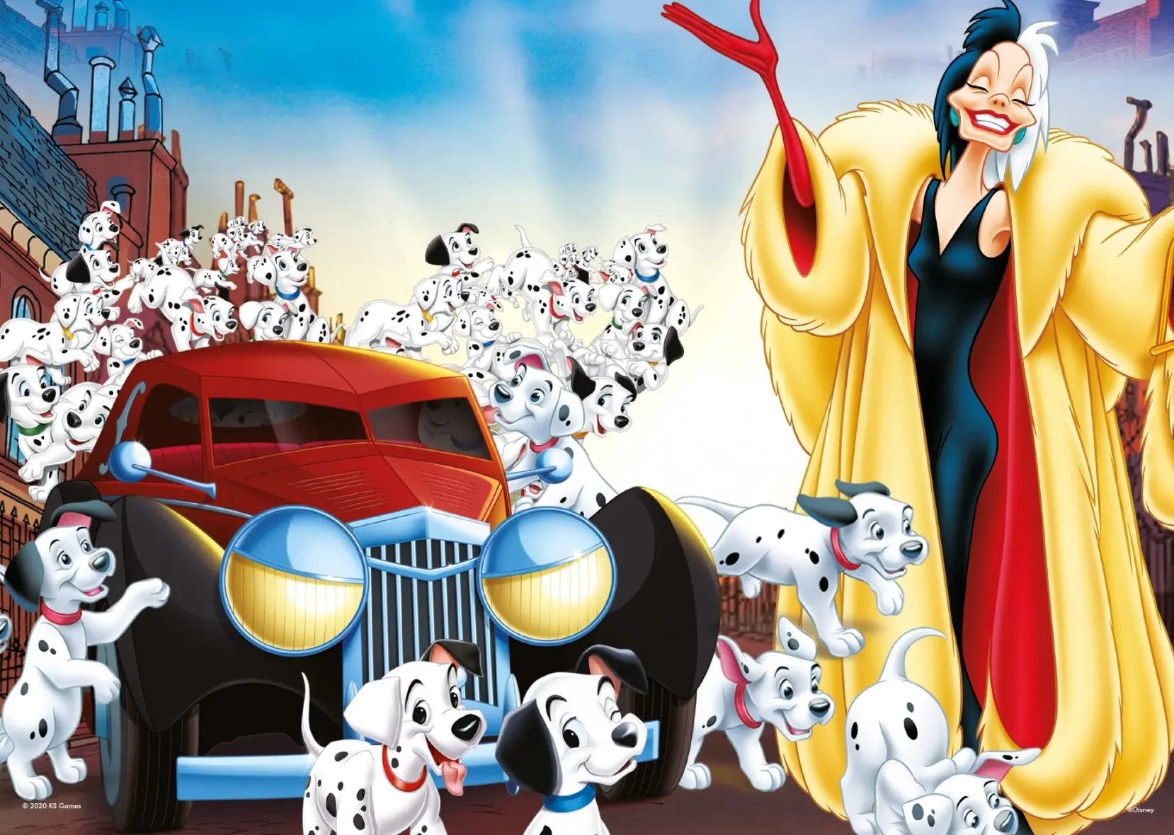 Puzzle – Les 101 Dalmatiens – 100 pièces – KS Games