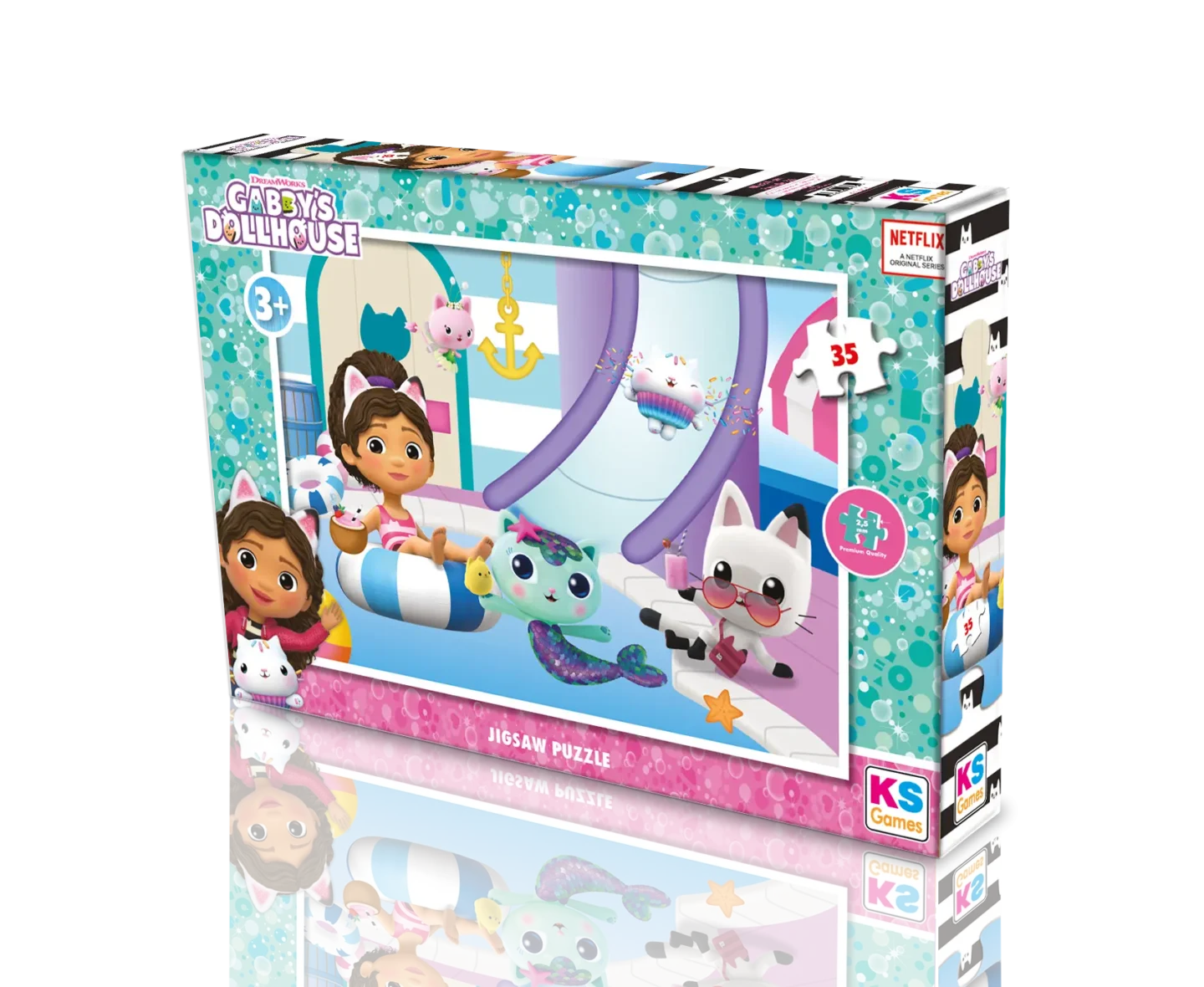Puzzle – Gabby et la Maison Magique – 35 pièces – KS Games