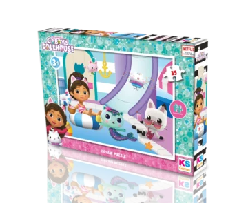 Puzzle – Gabby et la Maison Magique – 35 pièces – KS Games