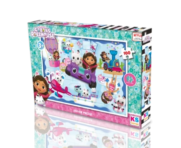 Puzzle – Gabby et la Maison Magique – 100 pièces – KS Games
