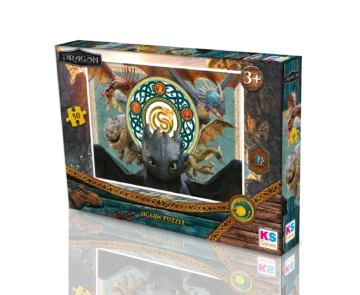 Puzzle – Dragons – 50 pièces – KS Games