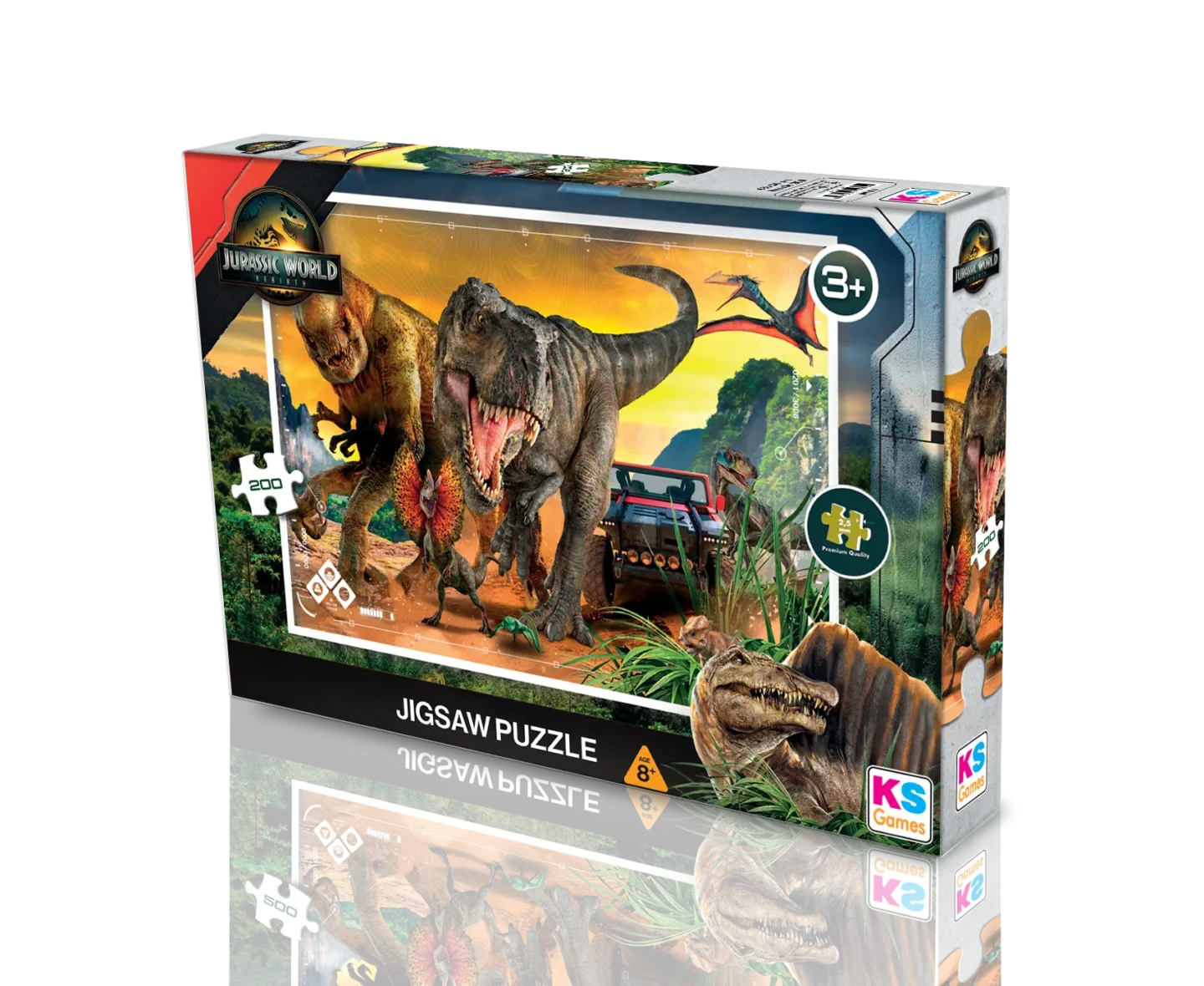 Puzzle – Jurassic World Renaissance – 200 pièces – KS Games
