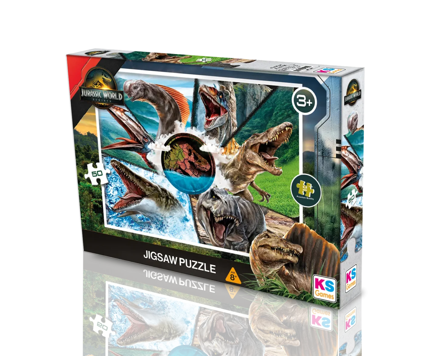 Puzzle – Jurassic World Renaissance – 50 pièces – KS Games