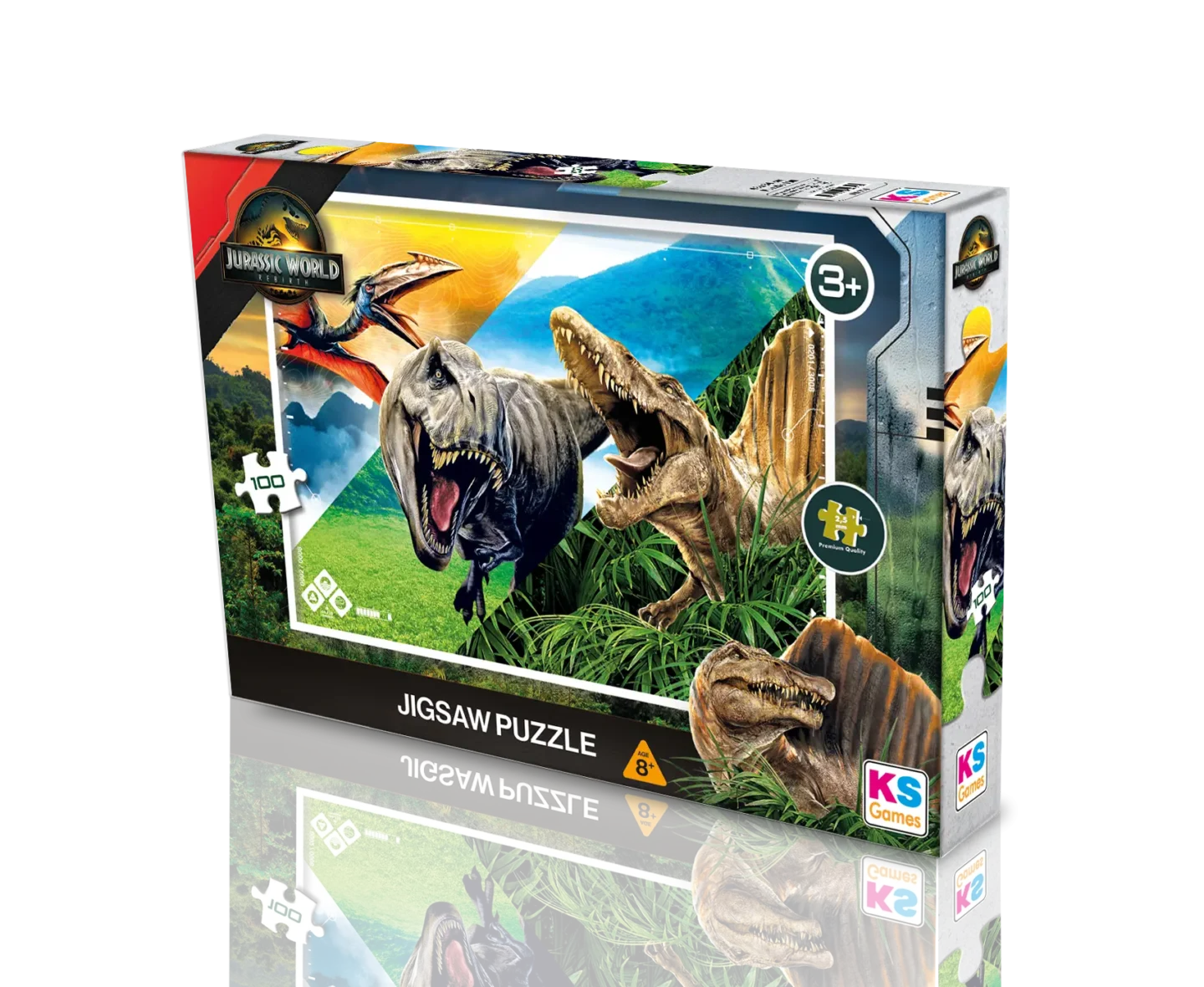 Puzzle – Jurassic World Renaissance – 100 pièces – KS Games