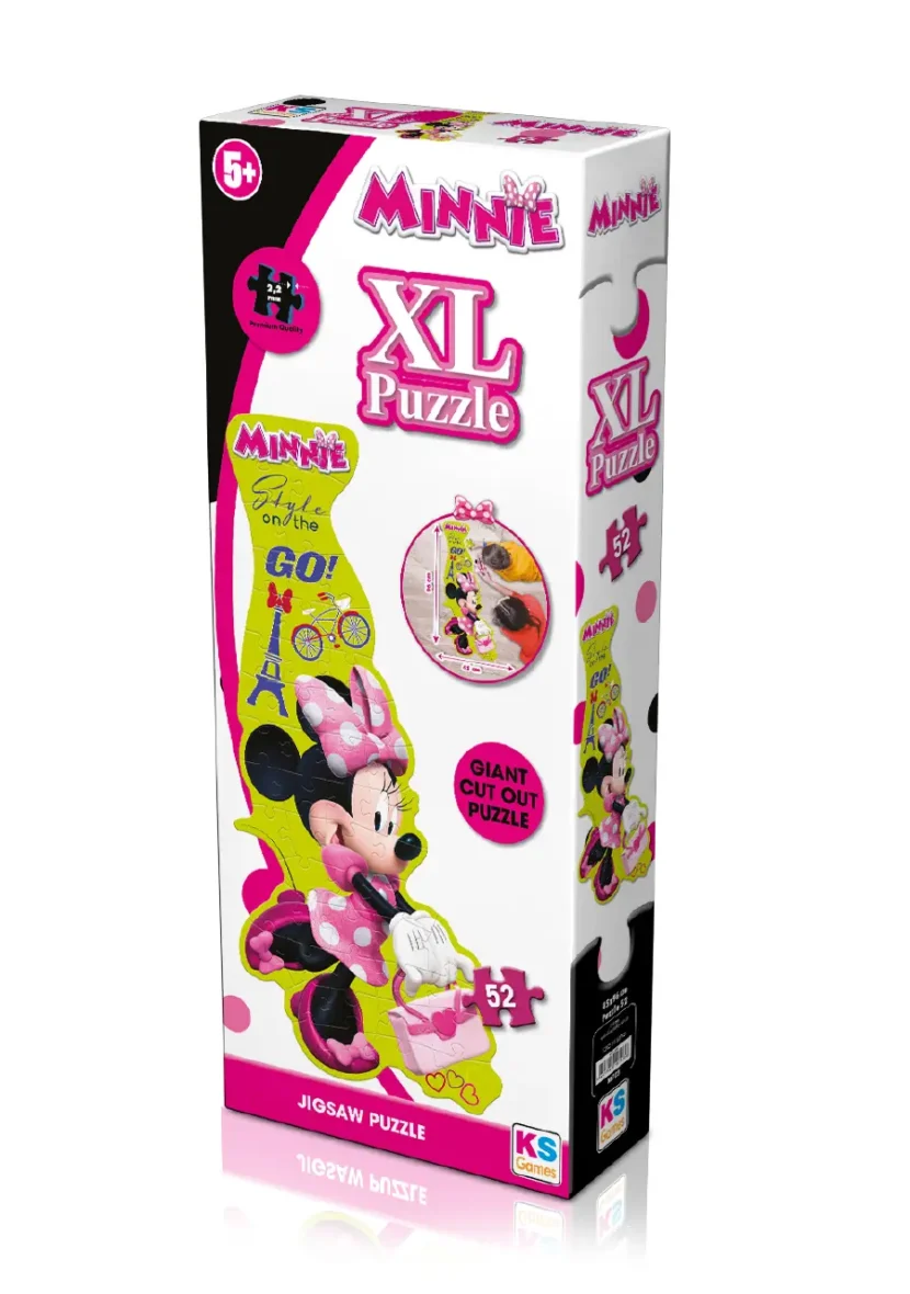 Puzzle – Minnie Mouse XL – 52 pièces – KS Games