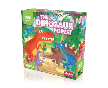 Puzzle – La Forêt des Dinosaures – 12 pièces – KS Games