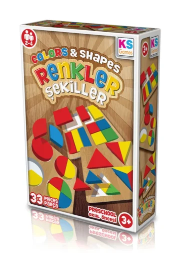 Jeu Formes et Couleurs – 33 pièces – KS Games