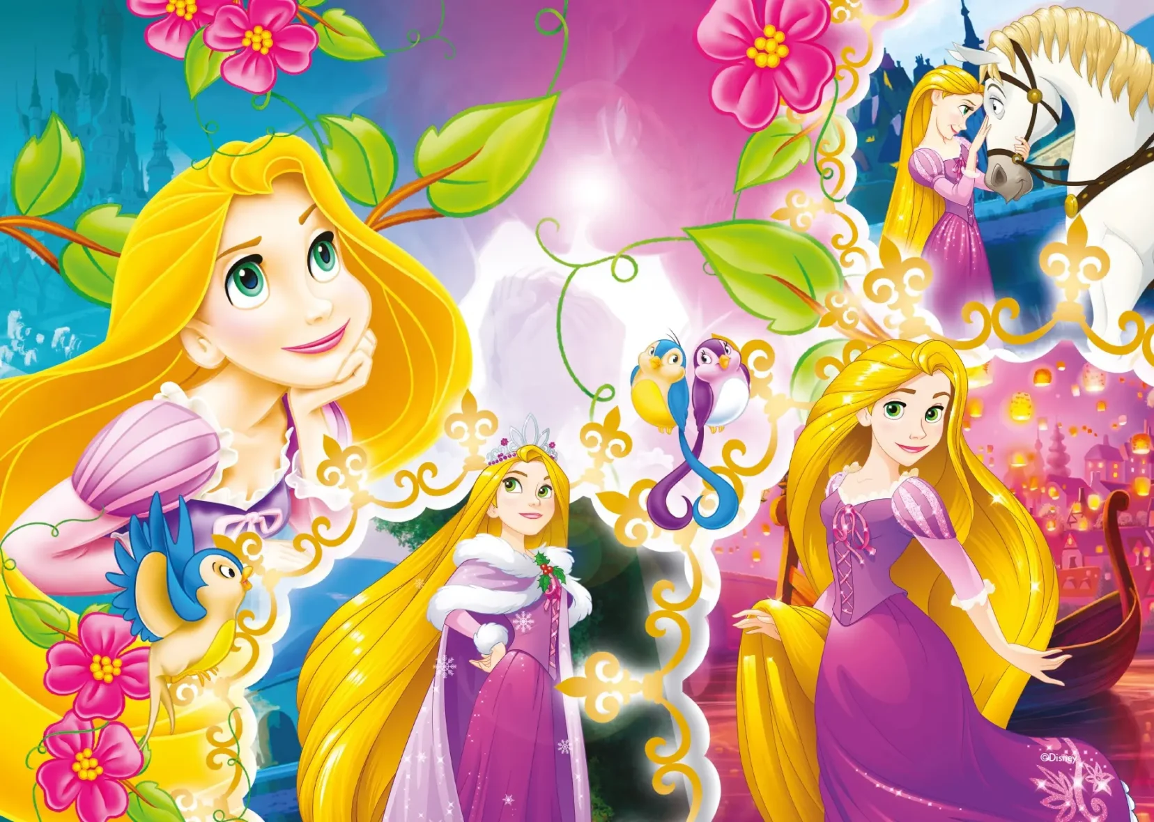 Puzzle – Raiponce – 200 pièces – KS Games