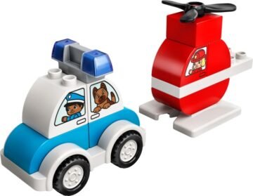 LEGO DUPLO 10957 – L’Hélicoptère et la Voiture de Police