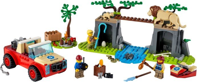 LEGO City 60301 – Le tout-terrain de sauvetage des animaux sauvages