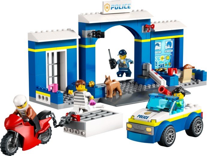 LEGO City 60370 – La course-poursuite au poste de police
