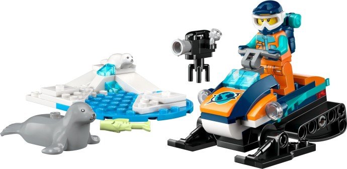 LEGO City 60376 La motoneige d’exploration arctique