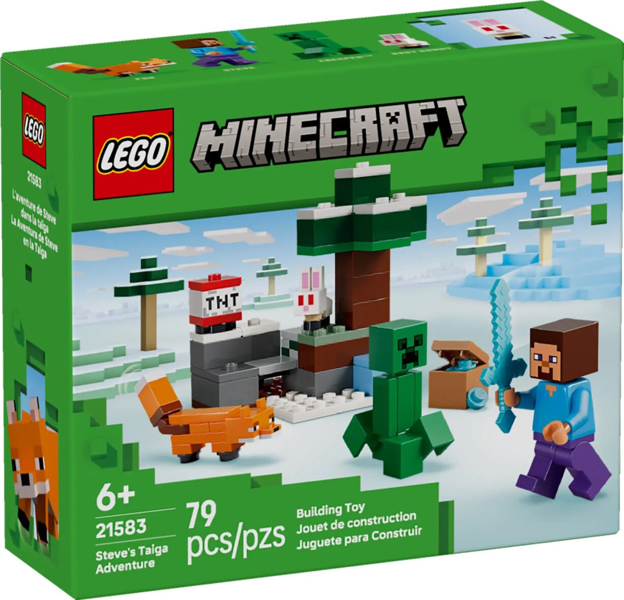LES Aventures de Steve dans la Taiga – LEGO