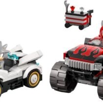 LEGO Sonic the Hedgehog 77118 - La Voiture de Silver contre le Monster Truck de Knuckles