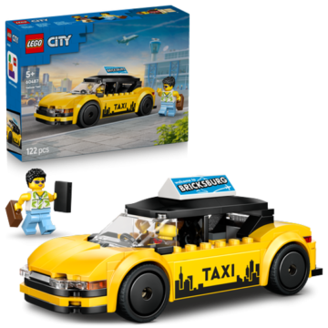 Jeu de Construction – City Le Taxi Jaune 60487 – LEGO