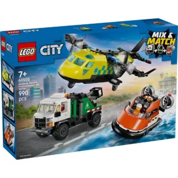 LEGO-CITY-60505-AVION-CAMION-DASSISTANCE-ET-AEROGLISSEUR-MODULABLE