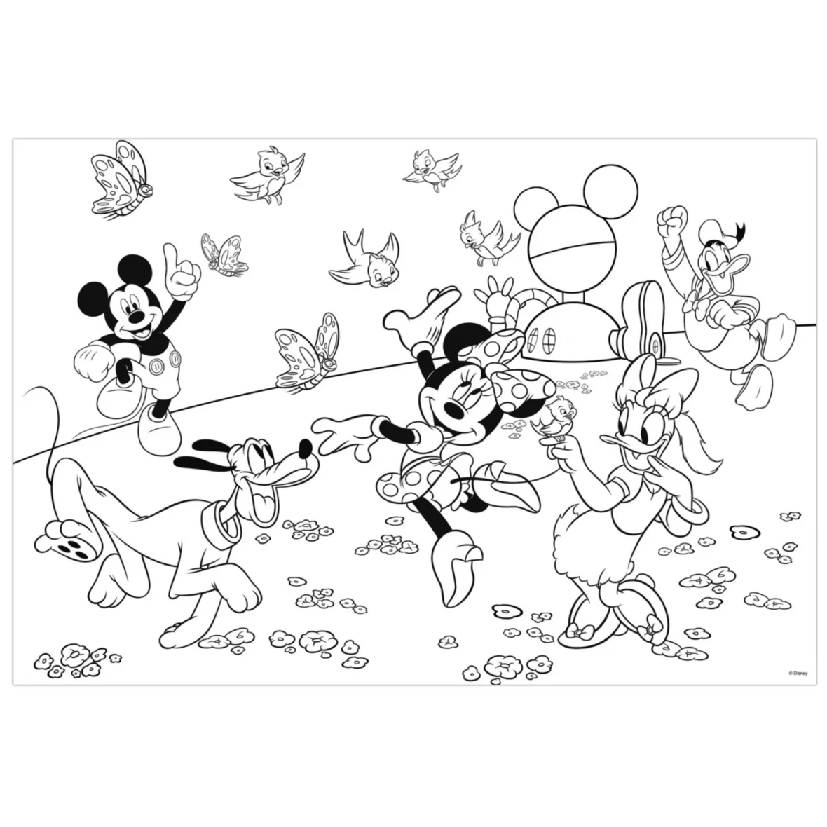 Puzzle Double-Face Mickey Mouse – 60 pièces – Lisciani
