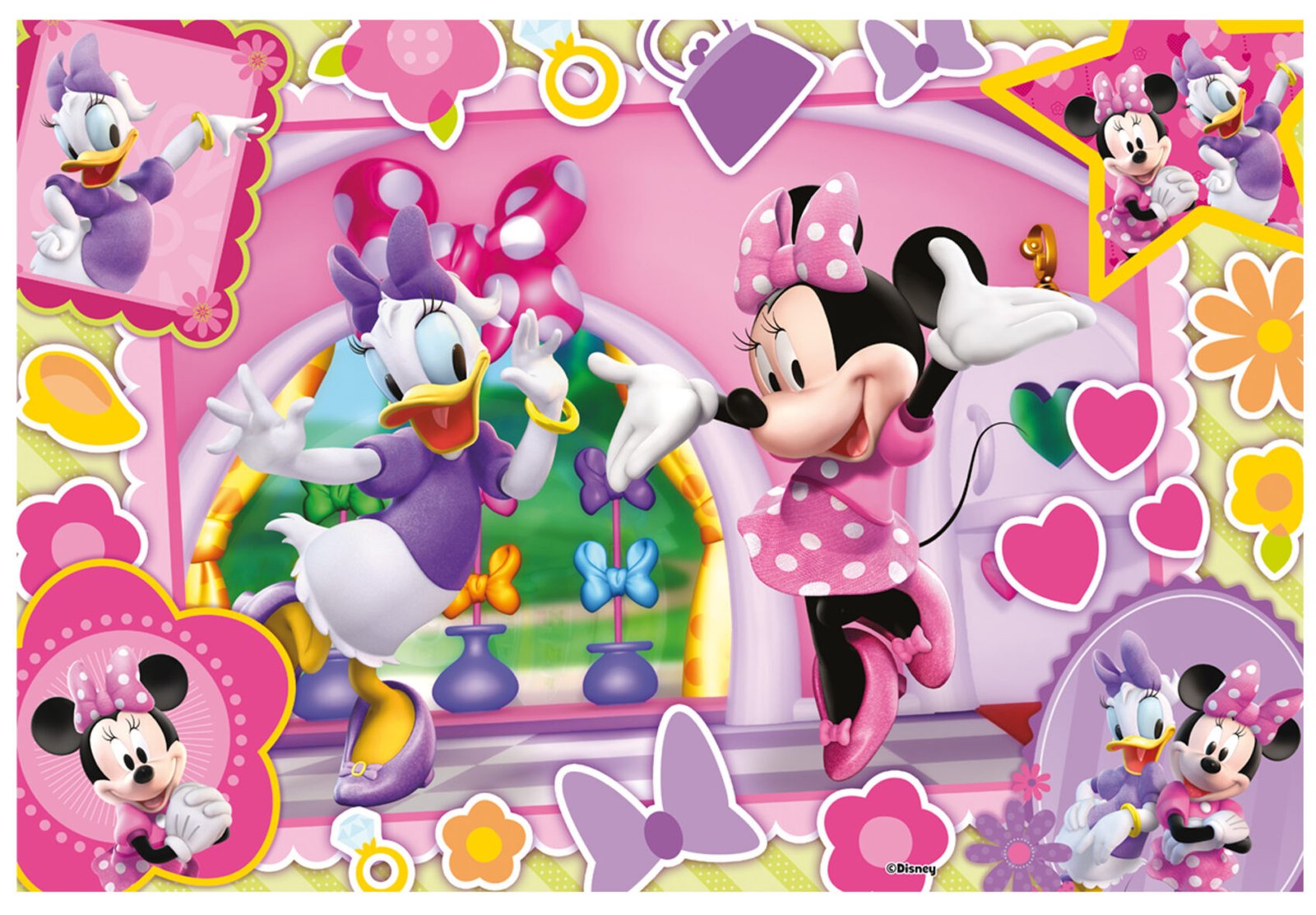 Puzzle Double-Face Minnie Mouse – 60 pièces – Lisciani