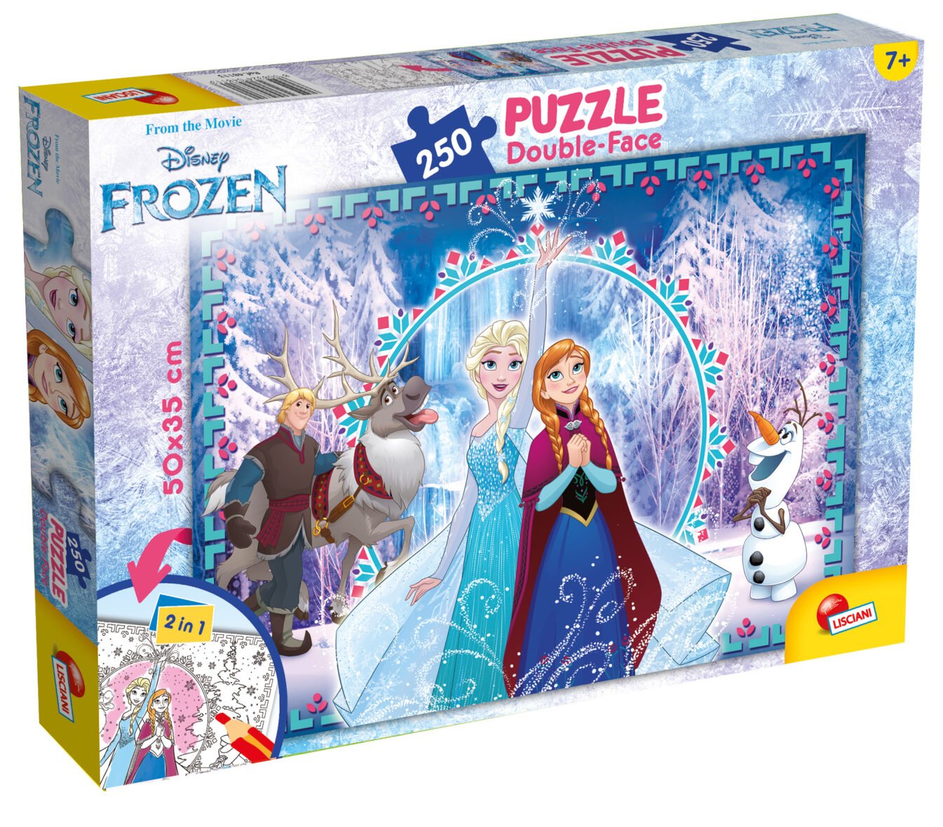Puzzle Double-Face La Reine des Neiges – 250 pièces – Lisciani