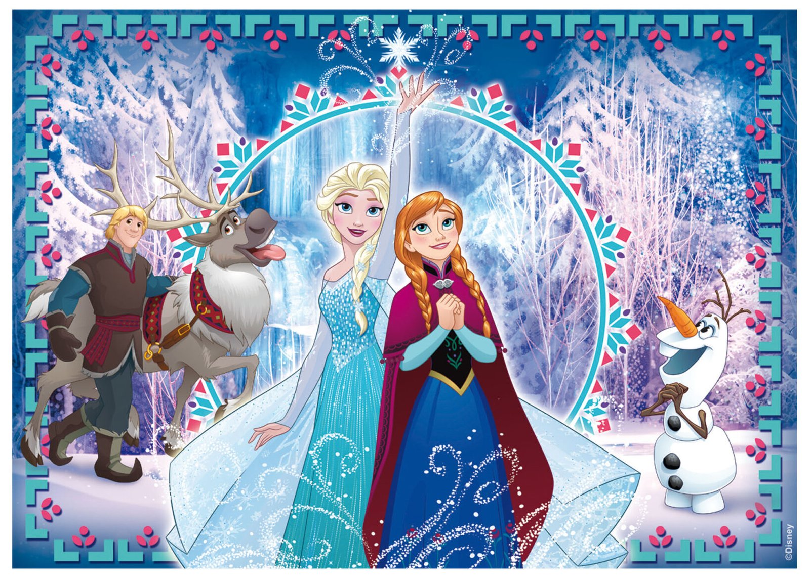 Puzzle Double-Face La Reine des Neiges – 250 pièces – Lisciani
