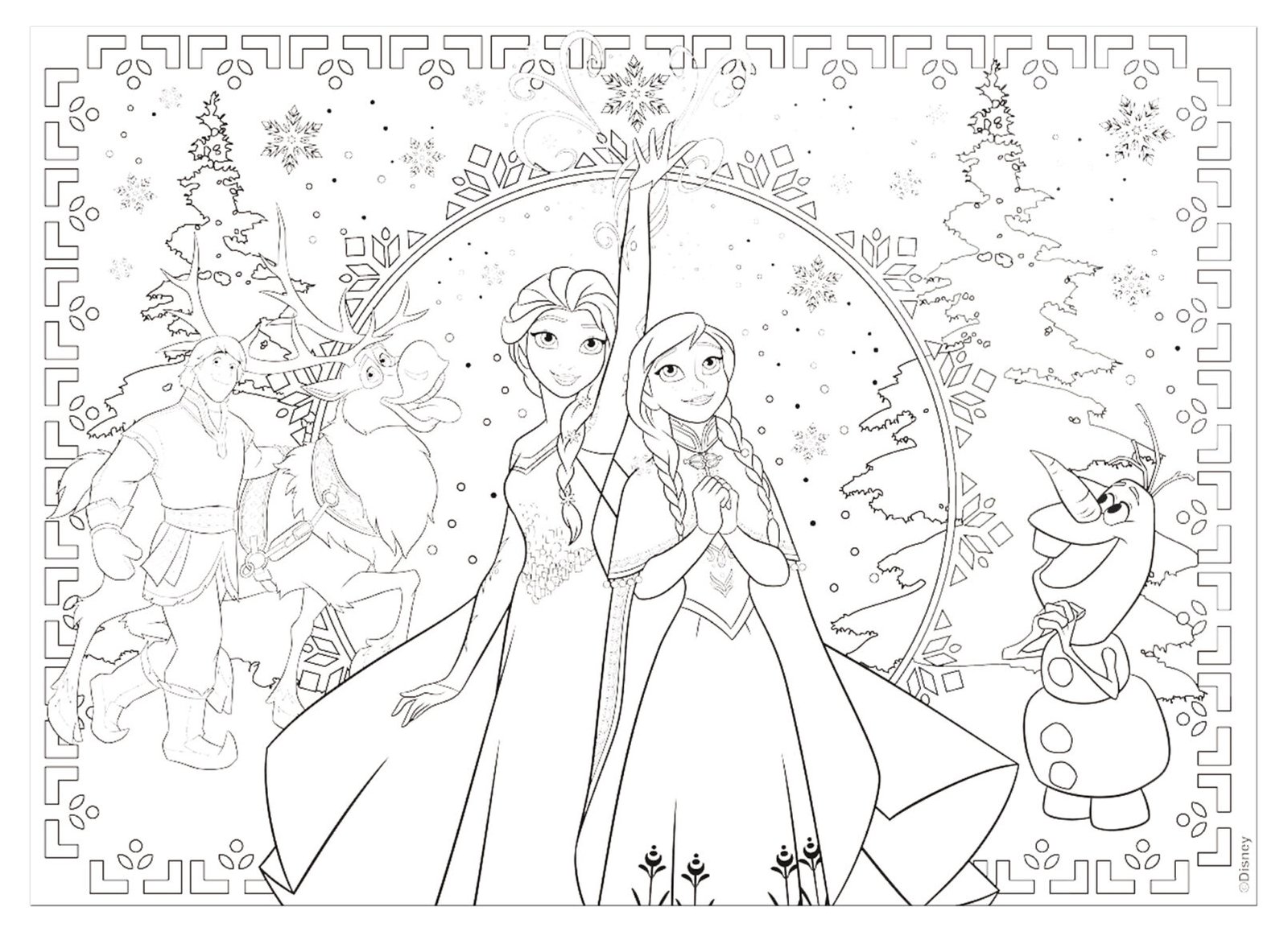 Puzzle Double-Face La Reine des Neiges – 250 pièces – Lisciani