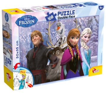 Puzzle Double-Face La Reine des Neiges – Mes Amis – 108 pièces – Lisciani