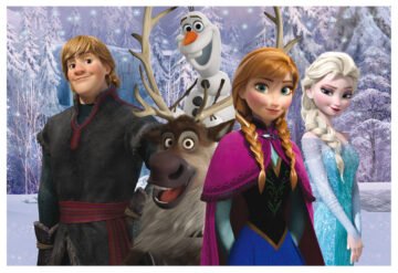 Puzzle Double-Face La Reine des Neiges – Mes Amis – 108 pièces – Lisciani