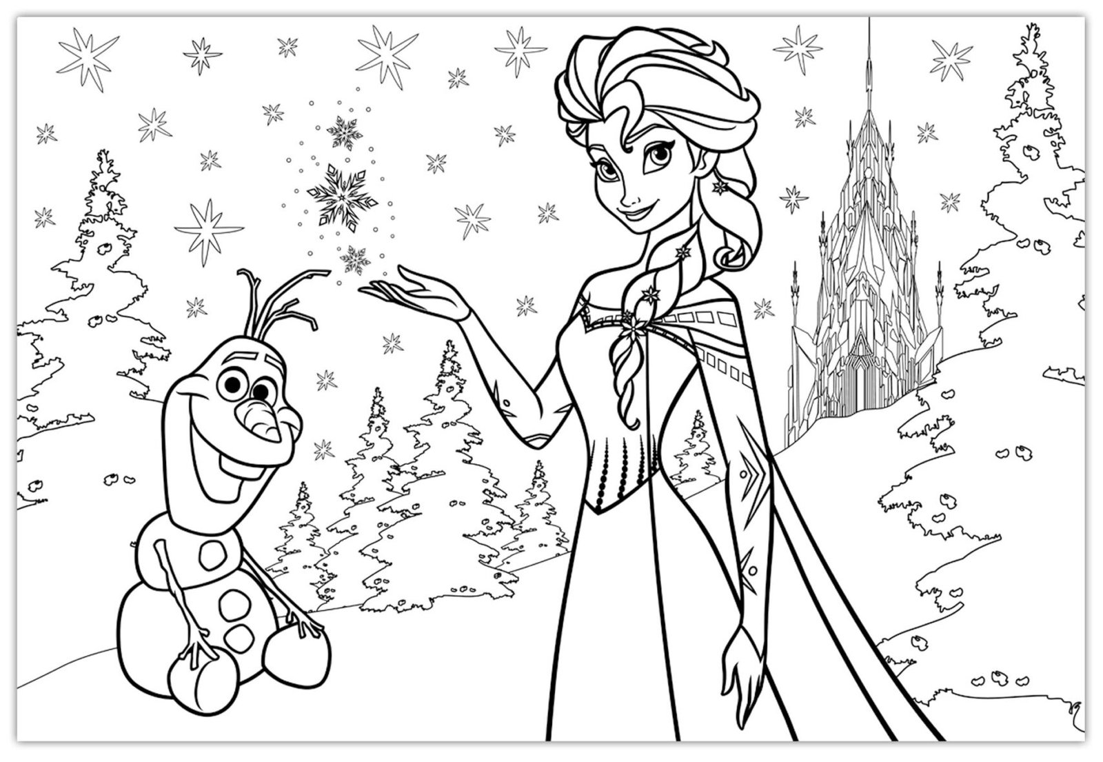 Frozen Double-Sided Puzzle – My Friends – 108 pieces – Lisciani