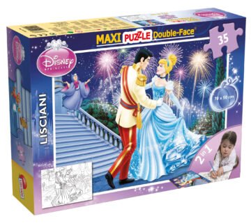 Puzzle Double-Face Géant Cendrillon – 35 pièces – Lisciani