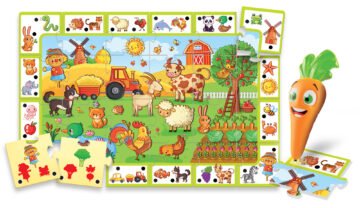Jeu Éducatif Carotina – La Joyeuse Ferme avec Stylo Parlant – Lisciani