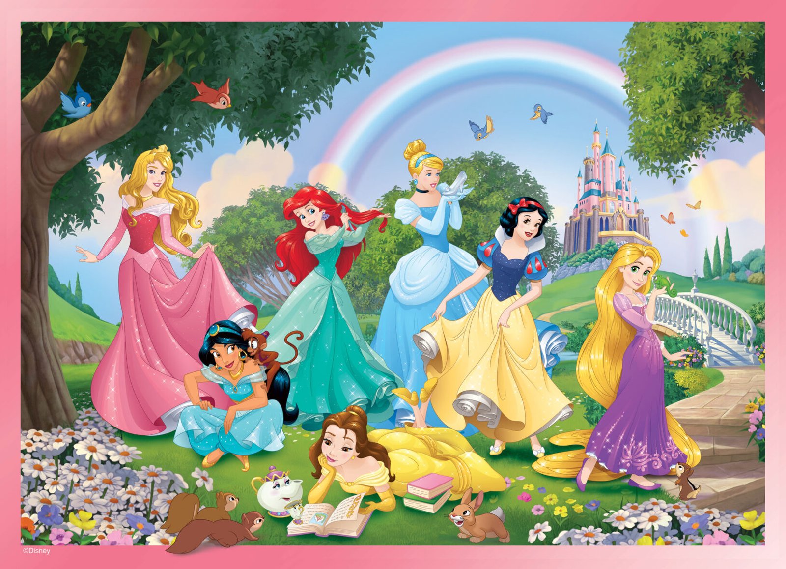 Puzzle Double-Face Disney Princesses – 24 pièces – Lisciani