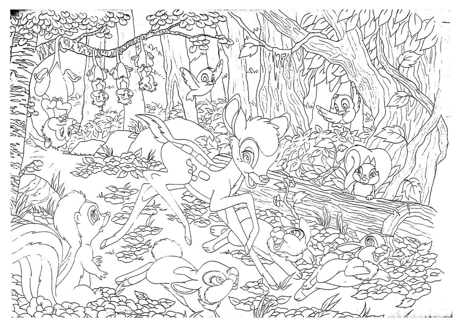 Puzzle Double-Face Bambi – 60 pièces – Lisciani