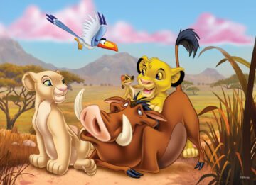 Puzzle Double-Face Géant Le Roi Lion – 24 pièces – Lisciani