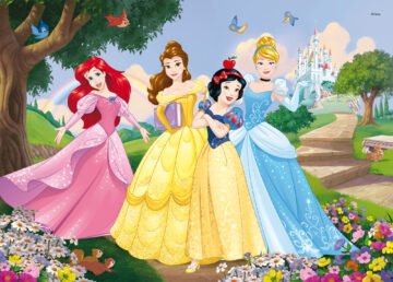 Puzzle Double-Face Géant Disney Princesses – 35 pièces – Lisciani