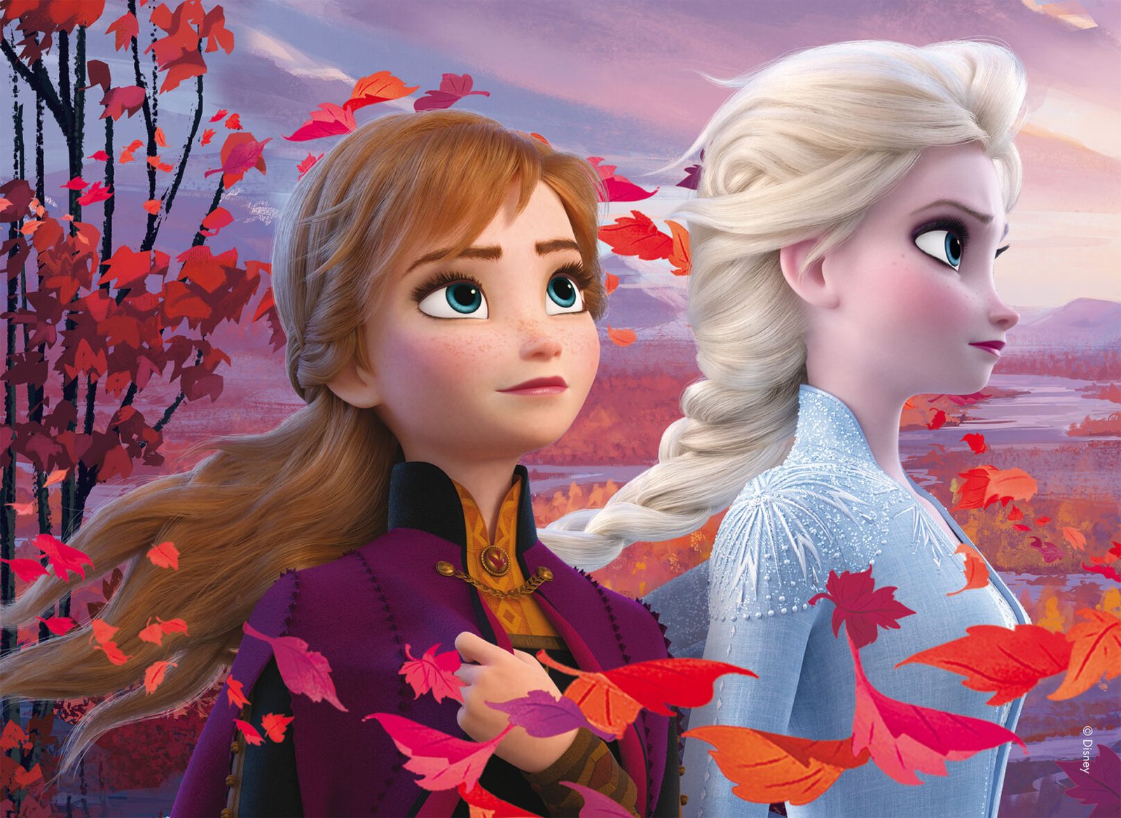 Puzzle Double-Face Géant La Reine des Neiges 2 – 35 pièces – Lisciani