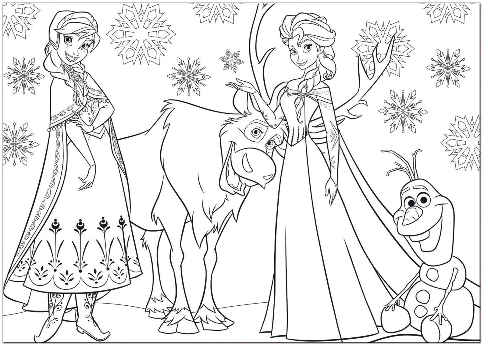 Puzzle Double-Face Géant La Reine des Neiges – Elsa et Anna – 108 pièces – Lisciani