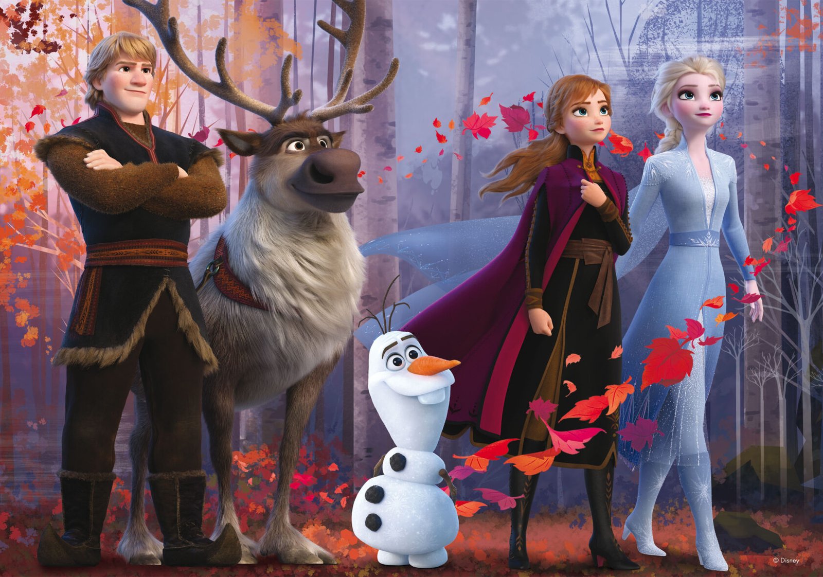 Puzzle Double-Face Géant La Reine des Neiges 2 – 108 pièces – Lisciani