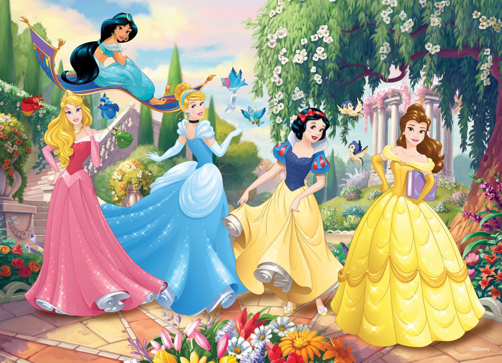 Puzzle Double-Face Disney Princesses – 60 pièces – Lisciani