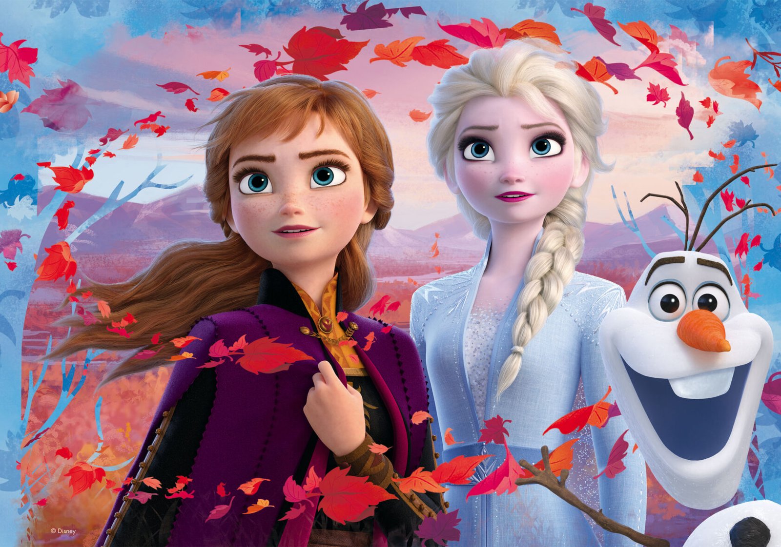 Puzzle Double-Face Géant La Reine des Neiges 2 – 60 pièces – Lisciani