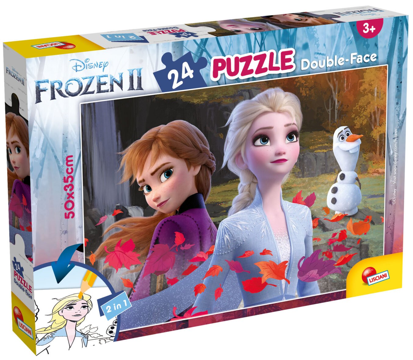 Puzzle Double-Face La Reine des Neiges 2 – 24 pièces – Lisciani