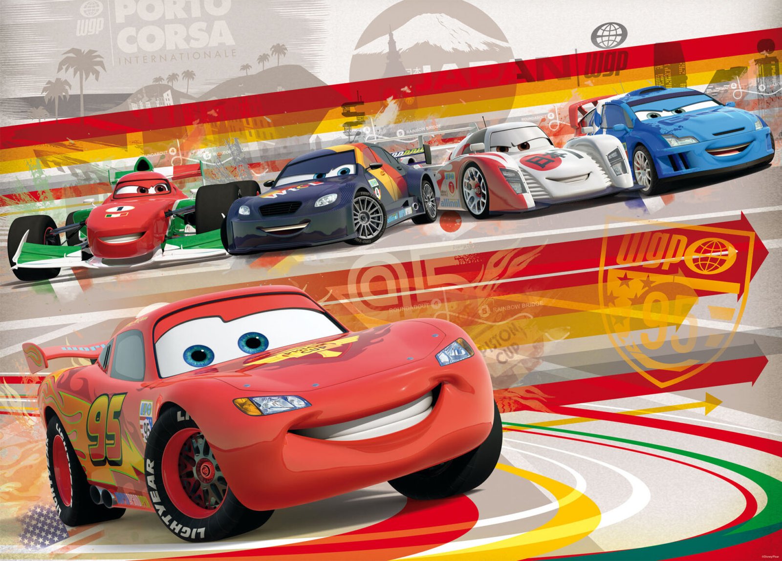 Puzzle Double-Face Cars – 60 pièces – Lisciani