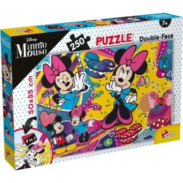 Puzzle Double-Face Minnie Mouse – 250 pièces – Lisciani