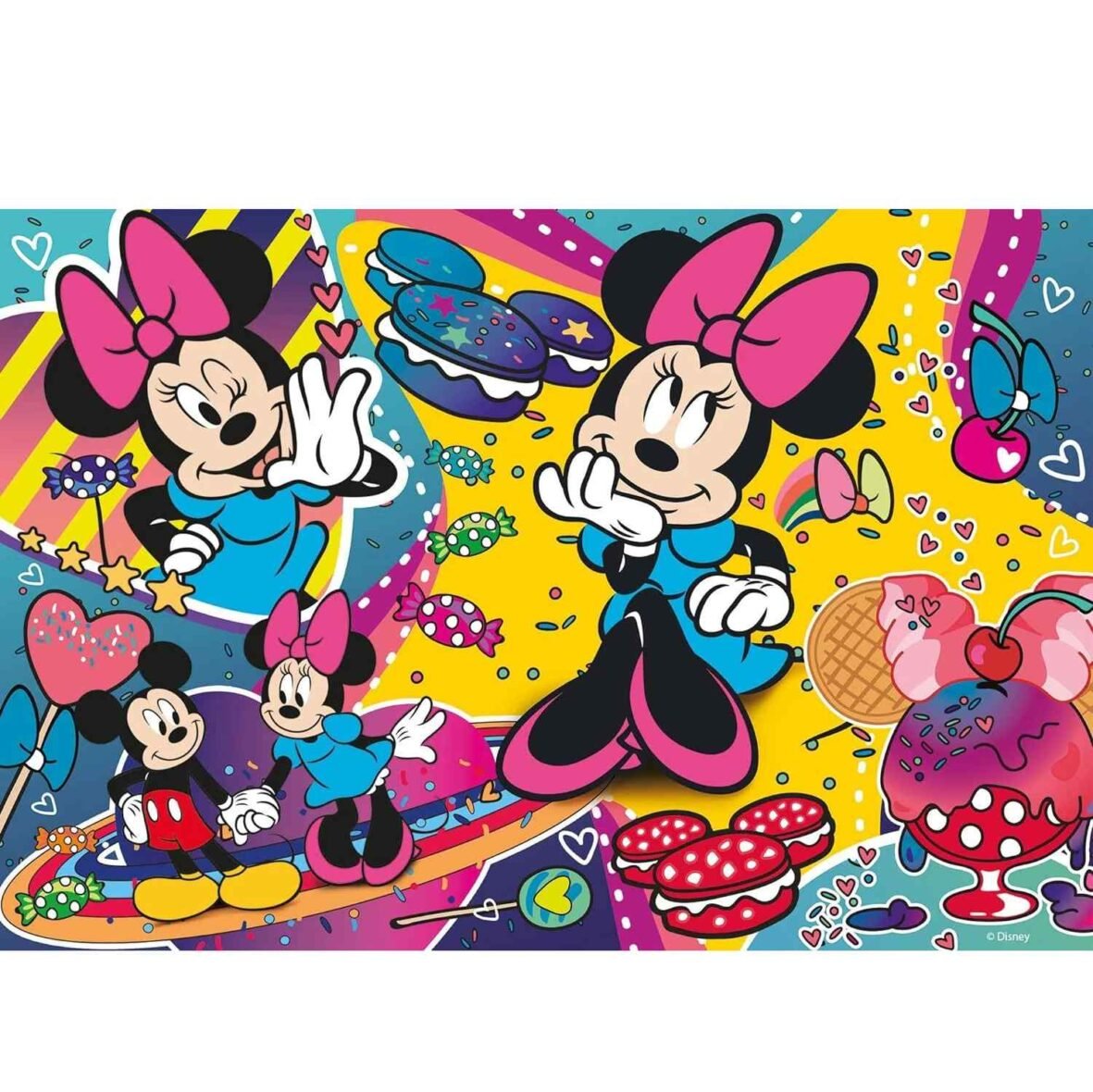 Puzzle Double-Face Minnie Mouse – 250 pièces – Lisciani