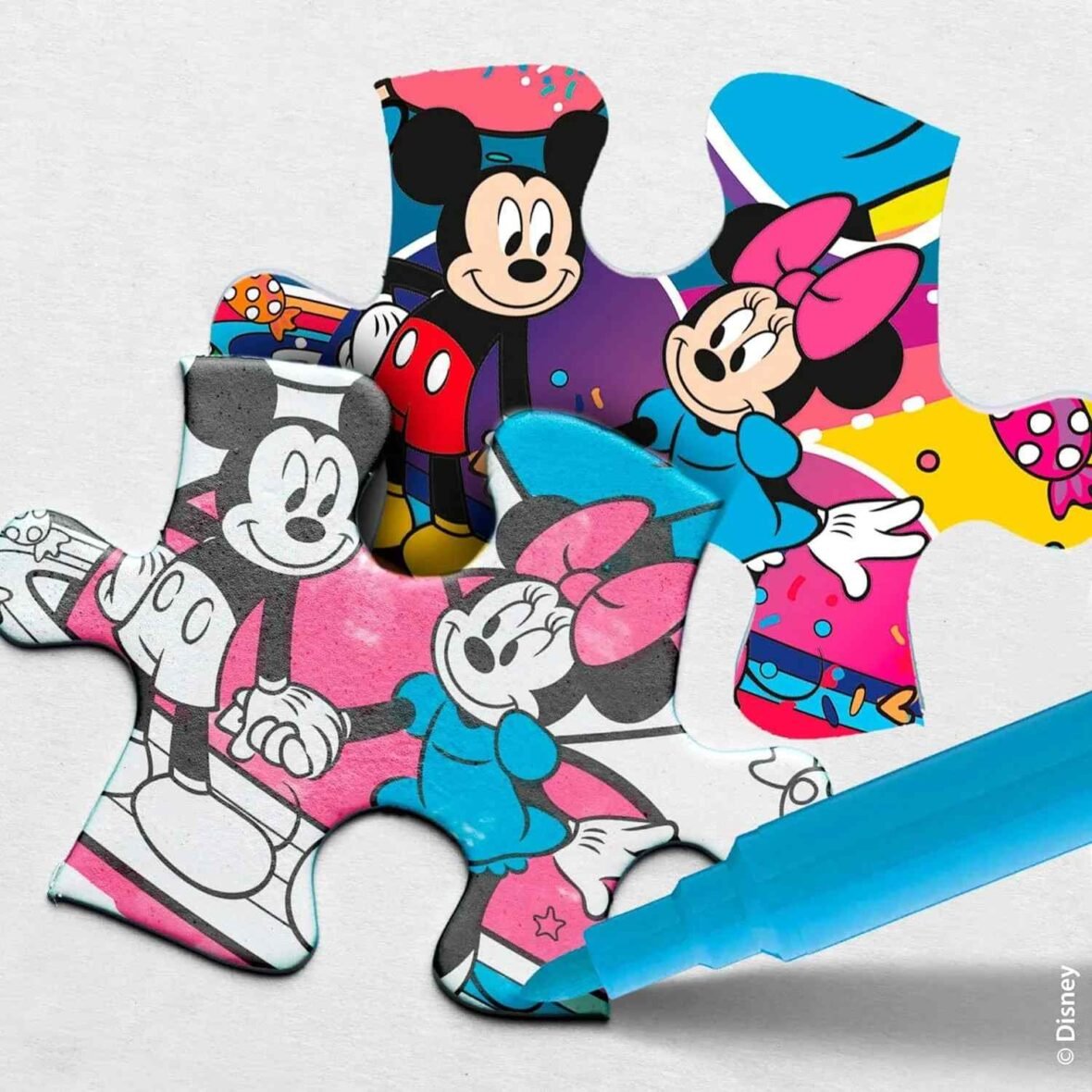 Puzzle Double-Face Minnie Mouse – 250 pièces – Lisciani
