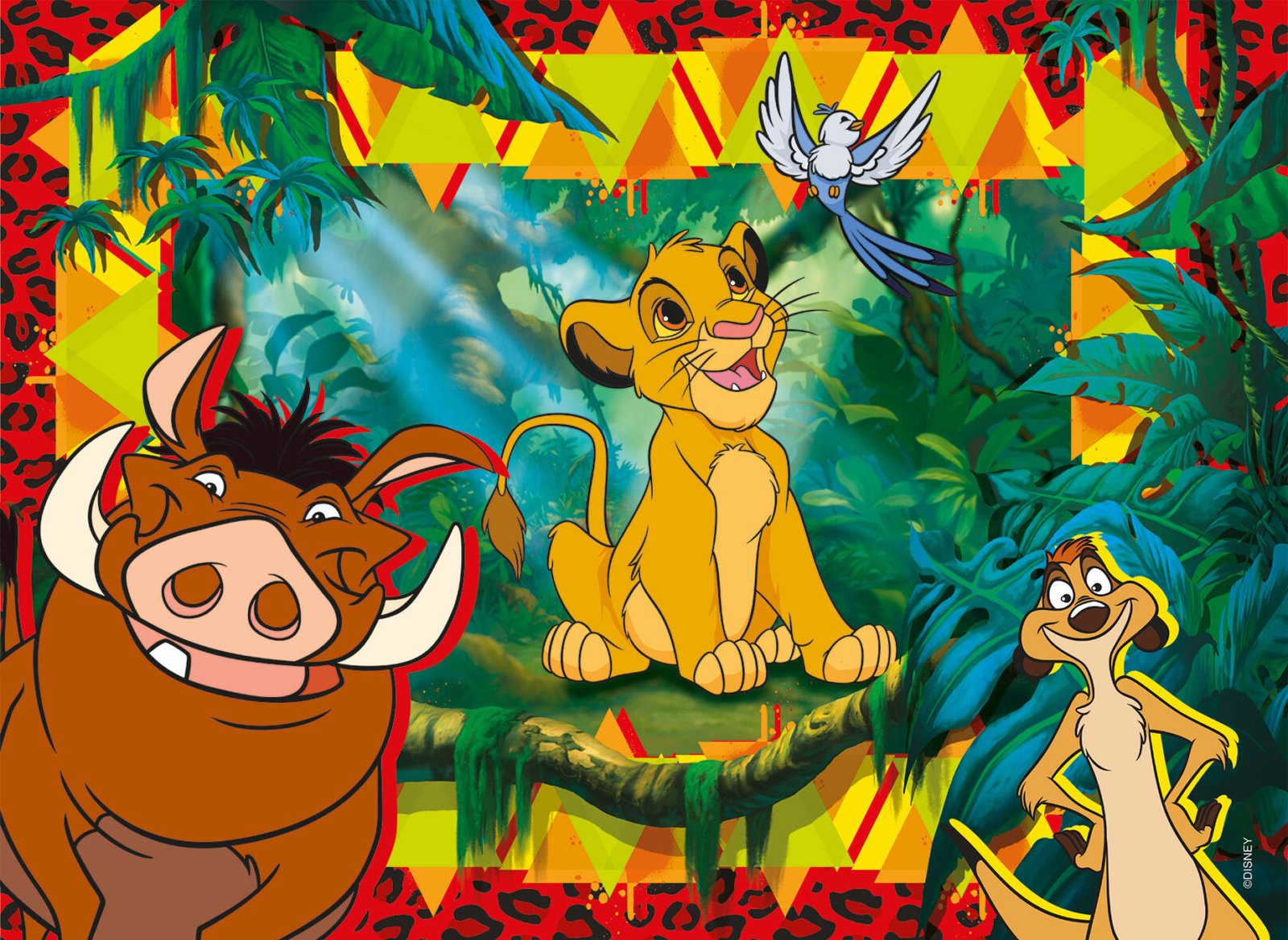 Puzzle Double-Face Géant Le Roi Lion – 60 pièces – Lisciani