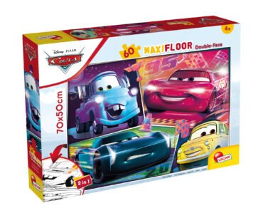 Puzzle Double-Face Géant Cars 3 – 60 pièces – Lisciani